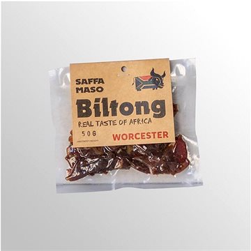 

SAFFA MASO Sušené hovězí maso Biltong Worcester 50 g