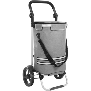 

Songmics Trolley Nákupní vozík šedý
