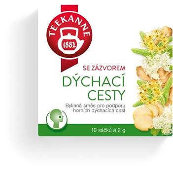 

Teekanne Dýchací cesty a krk se zázvorem 10 × 2 g