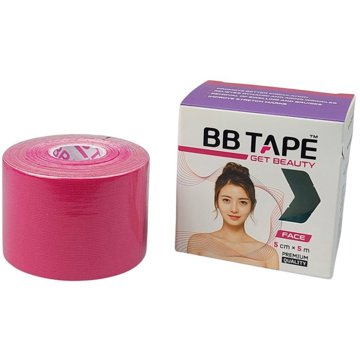 

BB Tape tejp na obličej 5 cm × 5 m růžová 1 ks