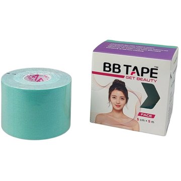

BB Tape tejp na obličej 5 cm × 5 m pastelově zelená 1 ks