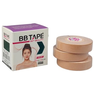 

BB Tape tejp na obličej pruhy 1,7 cm béžová 1 ks
