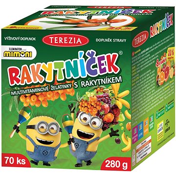 

TEREZIA Rakytníček želatinky Mimoni 70 ks