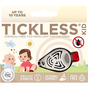 

TickLess Kid Utrazvukový odpuzovač klíšťat béžový