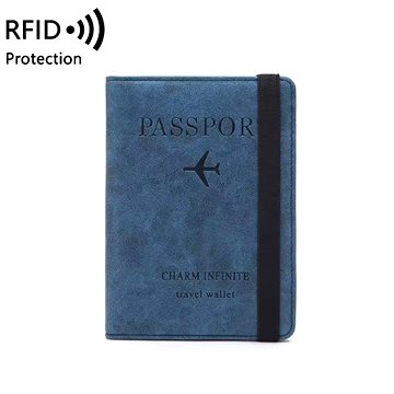 

Take it shop RFID Pouzdro na pas a doklady, modré