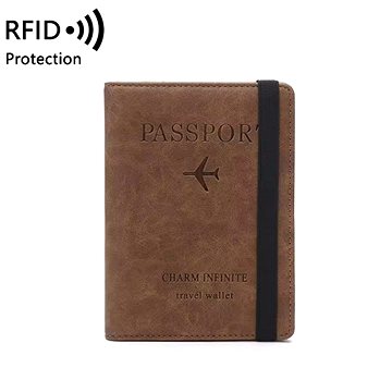 

Take it shop RFID Pouzdro na pas a doklady, hnědé