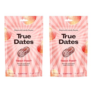 

True Dates Datle s příchutí broskve 2 x 100 g