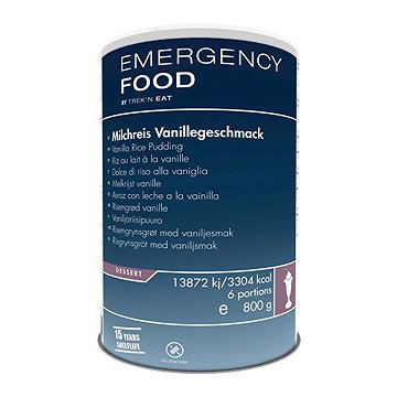 

Trek'n Eat Emergency Food Mléčná rýže s příchutí vanilky 800 g