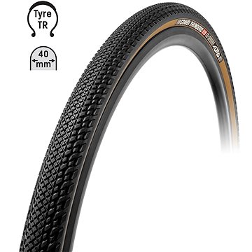 

Tufo Gravel Thundero 700 × 40C, plášť bezdušový černý/béžový