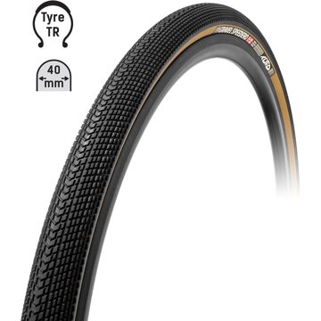 

Tufo Gravel Speedero 700 × 40C, plášť bezdušový černý/béžový
