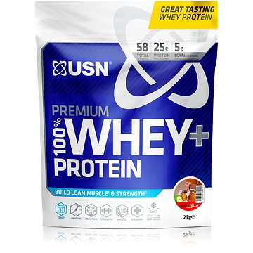 

USN 100% Premium Whey Bag, 2000g, lískový oříšek "wheytella"