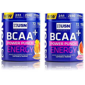 

USN BCAA+ Power Punch Energy, 400g, vodní meloun