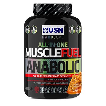 

USN Muscle Fuel Anabolic, 2000g, arašídy s karamelem