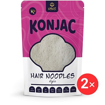 

USUI Konjacové vlasové nudle v nálevu 2 x 270g