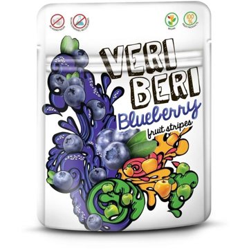 

Veri Beri Ovocné stripsy Borůvka, 50 g