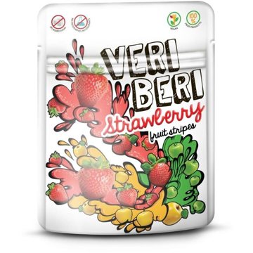 

Veri Beri Ovocné stripsy Jahoda, 50 g