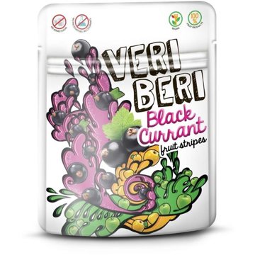 

Veri Beri Ovocné stripsy Černý rybíz, 50 g