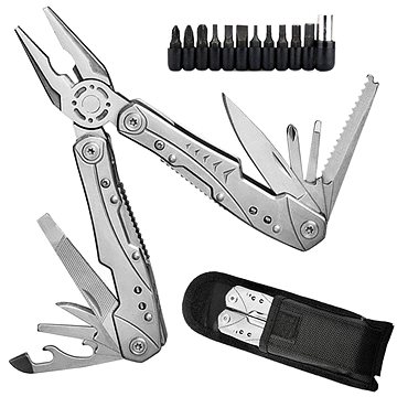

Verk 14385 Víceúčelový kapesní nůž MULTITOOL 23 v 1 stříbrný