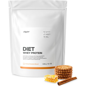 

Vilgain Diet Whey 1000 g honey and cinnamon