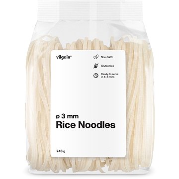 

Vilgain Rýžové nudle průměr 3 mm 240 g