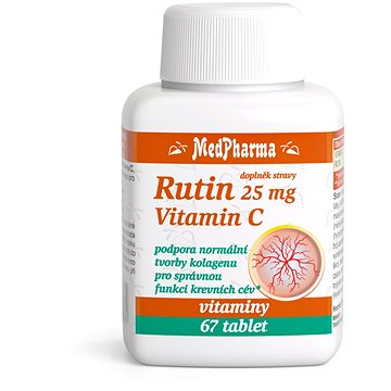 

MedPharma Rutin 25 mg + vitamin C - 67 tbl.