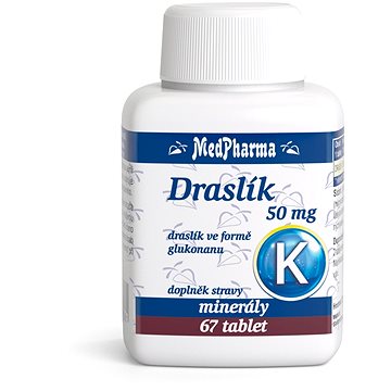 

MedPharma Draslík 50 mg, 67 tablet