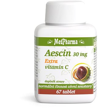 

MedPharma Aescin 30 mg Extra vitamin C, 67 tablet