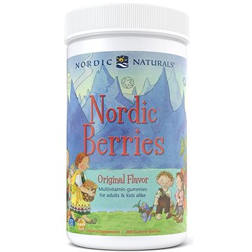 

Nordic Naturals Multivitamin pro Děti, Sladkokyselé, 200 gumových bonbonů