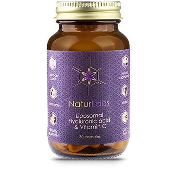 

NaturLabs Liposomální Kyselina Hyaluronová + Vitamín C, 30 kapslí