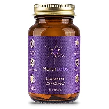 

NaturLabs Liposomální vitamín D3 + K2, 30 kapslí
