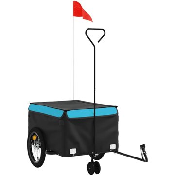 

Shumee Vozík za kolo 94107 černý a modrý, 45 kg, železo