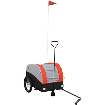 

Shumee Vozík za kolo 123 × 52 × 53 cm, 94138 černý a oranžový, 30 kg, železo