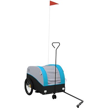 

Shumee Vozík za kolo 123 × 52 × 53 cm, 94142 černý a modrý, 30 kg, železo
