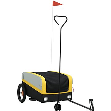 

Shumee Vozík za kolo 122 × 53 × 53 cm, 94057 černý a žlutý, 30 kg, železo