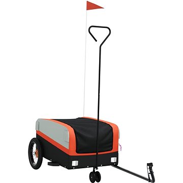 

Shumee Vozík za kolo 122 × 53 × 53 cm, 94054 černý a oranžový, 30 kg, železo