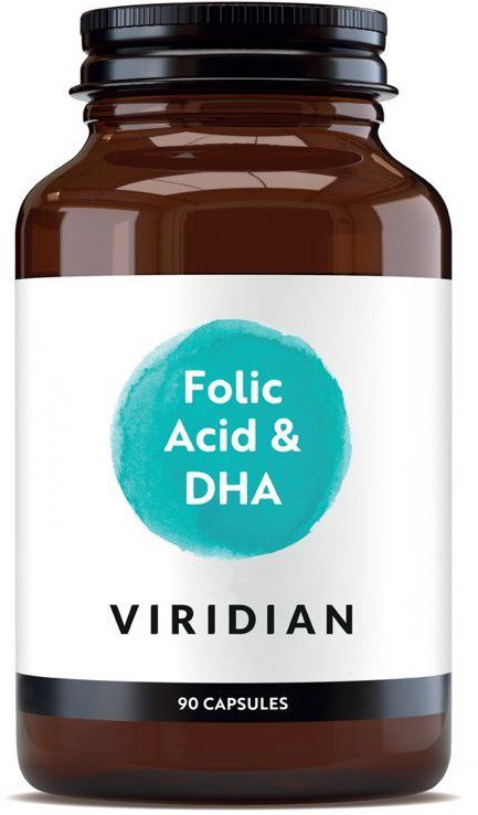 

Viridian Folic Acid with DHA 90 kapslí