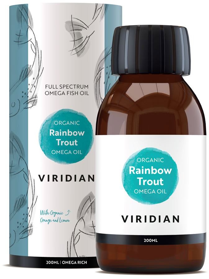 

Viridian Scandinavian Rainbow Trout Oil 200ml Organic