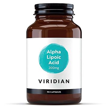 

Viridian Alpha Lipoic Acid 200 mg 90 kapslí