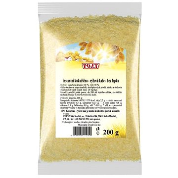

Poex Instantní kukuřično-rýžová kaše 200 g