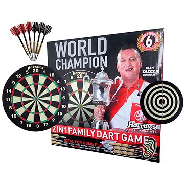 

HARROWS T2 Family Dart Game - sada terč a 6 ks šipek