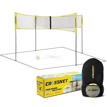 

Crossnet sada - 4 rohové sítě, tyče, volejbalový míč