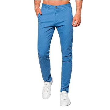 Edoti Pánské kalhoty chino Winfried modrá 28 - Kalhoty