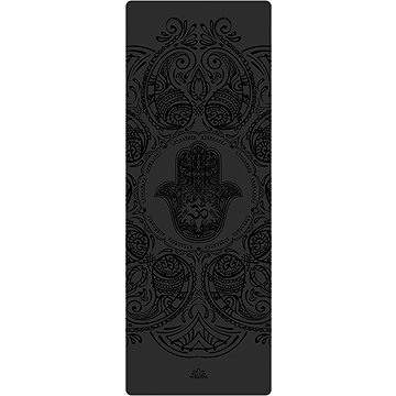 YOGGYS Neklouzavá podložka na jógu Hamsa Black