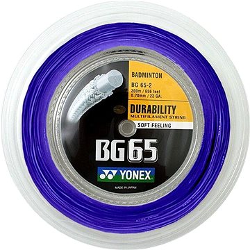 

Yonex BG 65, 0,70mm, 200m, BLUE