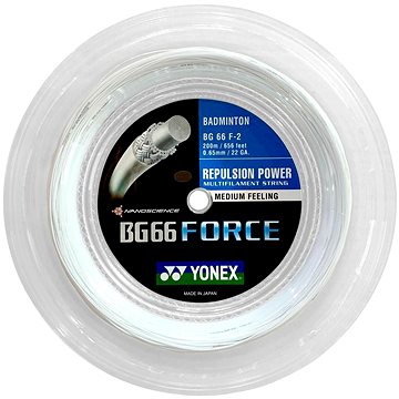 

Yonex BG 66 Force, 0,65mm, 200m, WHITE