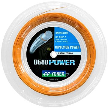 

Yonex BG 80 Power, 0,68mm, 200m, ORANGE