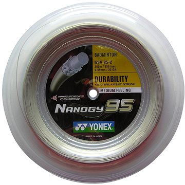 

Yonex Nanogy 95, 0,69mm, 200m, SILVER GRAY