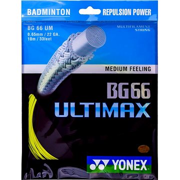 

Yonex BG 66 Ultimax, 0,65mm, 10m, YELLOW