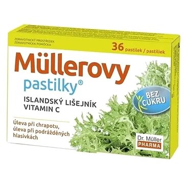 

Müllerovy pastilky s islandským lišejníkem bez cukru 36 ks