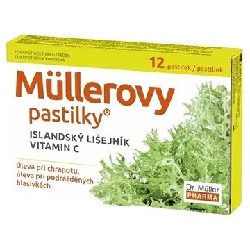 

Müllerovy pastilky s islandským lišejníkem 12 ks